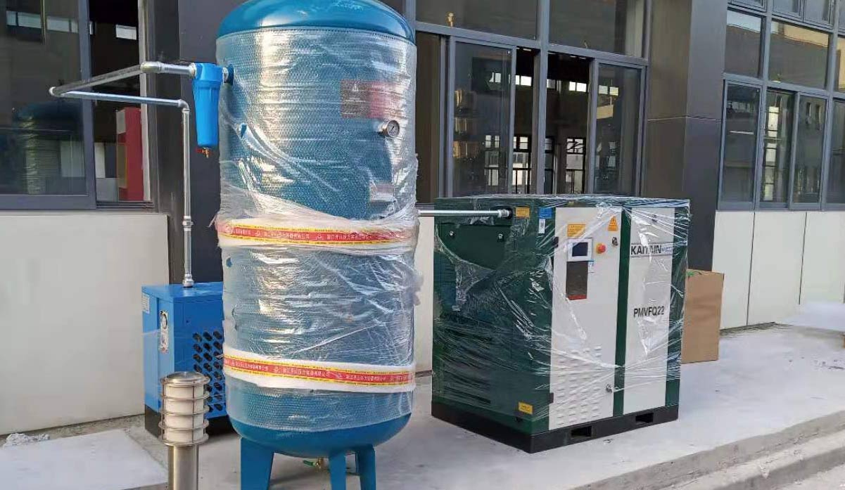 上海某水利集团采用开山空压机22kw变频空压机